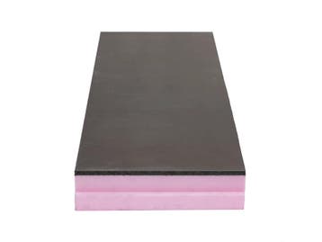 XPS kantplank sponning 1250x300x50mm+8mm antraciet, Doe-het-zelf en Verbouw, Isolatie en Afdichting, Nieuw, Overige materialen