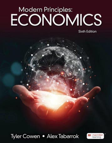 9781319544331 Modern Principles of Economics | Tweedehands, Verzenden, Zo goed als nieuw, Tyler Cowen