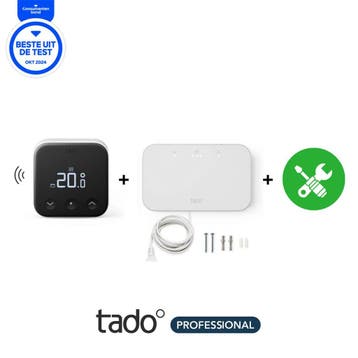 Tado Wireless Thermo X service + installatie, Diensten en Vakmensen, Loodgieters en Installateurs, Garantie, Installatie