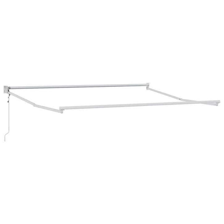 Handbediende Luifel Wit | 35% Korting | Actie, Tuin en Terras, Zonneschermen, 250 cm tot 450 cm, Zo goed als nieuw, Markies, 150 tot 300 cm