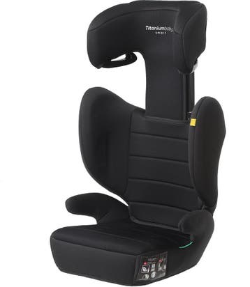 Titaniumbaby Autostoel Smart Lucky I-size gordel all black -, Verzenden, Nieuw