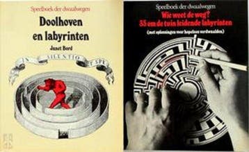 Doolhoven en labyrinten en Wie weet de weg? 2 delen, Verzenden, Gelezen, Janet Bord