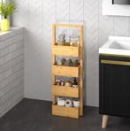 Badkamerrek Bamboe 88x16x28cm (Interieur, Voor in Huis), Verzenden, Nieuw