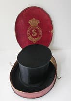 S.Ls Hats Manufactory - Antieke pop-up hoed - Klaphoed -