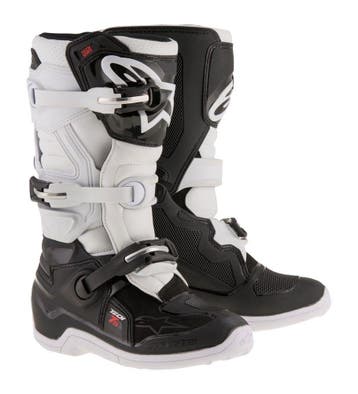 Alpinestars Tech 7S Jeugd Crosslaarzen Zwart / Wit maat 6 =, Ophalen of Verzenden, Nieuw