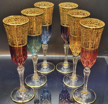 ISMIE LUX - Drinkservies (6) - luxe onschatbare juwelen,