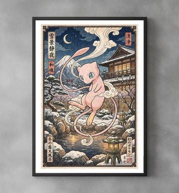 Sato Hageshi - Lovely Onsen - Mew - Pop Art - Signed and, Nieuw