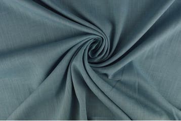 10 meter linnen viscose - Vintage blauw, Blauw, 120 cm of meer, Ophalen of Verzenden, Linnen