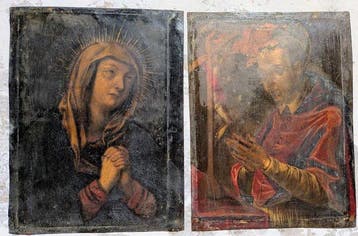 North Italian school (XVIII) - Virgin and Saint