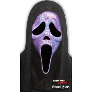 Ghost Face® Scream Marbled Masker Paars, Verzenden, Nieuw, Feestartikel