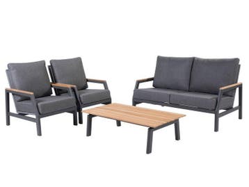 Taste by 4so ravenna 2,5 zits sofa-loungeset + ravenna salon, 4 zitplaatsen, Loungeset, Bank, Nieuw