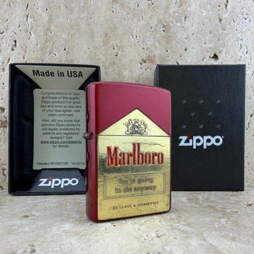 Zippo - Marlboro Black Humor - Zonder minimumprijs -, Nieuw
