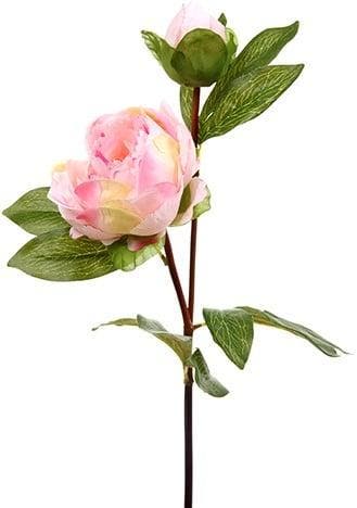 Grote Pioen Zijdenbloem Light Pink Tak 77 cm, Huis en Inrichting, Ophalen of Verzenden, Nieuw