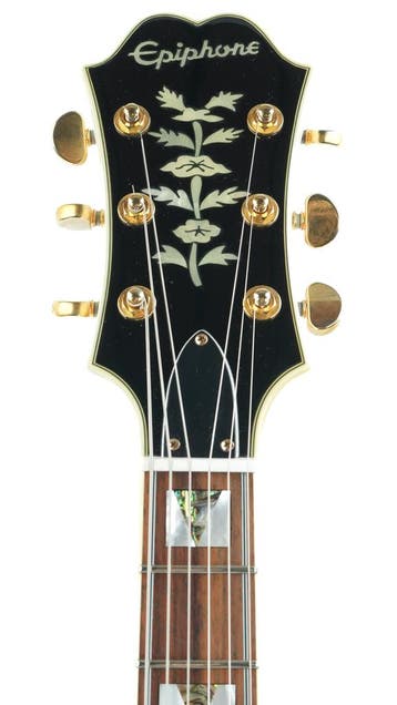 Epiphone Limited Edition Union Jack Sheraton 2015, Ophalen of Verzenden, Zo goed als nieuw, Hollow body, Epiphone