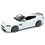 Modelauto Jaguar XKR-S wit 1:24 - Modelauto, Ophalen of Verzenden, Nieuw