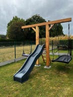 Schommel frame douglas met glijbaan | 14x14 staanders Haan, Kinderen en Baby's, Speelgoed | Buiten | Speeltoestellen, Ophalen of Verzenden