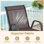 LIVSK Stapelbare Eetkamerstoel met Armleuningen - Ademende R, Verzenden, Nieuw