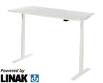 Linak PLUS elektrisch zit/sta bureau, 140x80 cm, Overige plaatsen, Ophalen of Verzenden, Nieuw in verpakking, Bureau