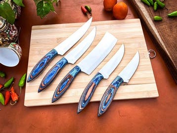Keukenmes - Kitchen knife set - zevenhonderd negenendertig -