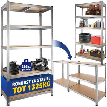 Werkplaatsrek - 180 x 90 x 45 cm, 1325 kg, Verzenden, Nieuw