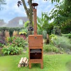 ASH Tuinhaard met Pizza Oven en BBQ van Cortenstaal, Verzenden, Nieuw, Houtskool, ASH