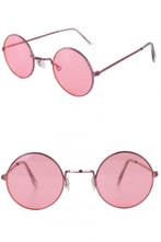 John Lennon bril diverse kleuren uilenbril - Roze, Verzenden, Nieuw