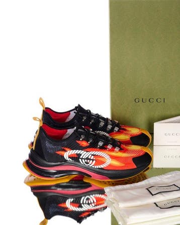 Gucci - Gucci Run - Low-top sneakers - Maat: EU 42, Nieuw