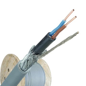 Waskönig Grondkabel - XMvK-as 2x2,5+2,5mm² - Haspel van 500, Doe-het-zelf en Verbouw, Elektra en Kabels, Ophalen of Verzenden