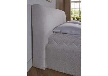 ACTIE! Bedframe Palma 160 200 wit, Verzenden, Wit, 200 cm, Modern