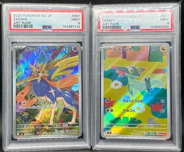 Pokémon - 2 Graded card - Pokémon japonais 2025 – Zacian &, Nieuw