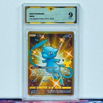 Pokémon Graded card - MEW 025 - Pokémon - GG 9, Nieuw