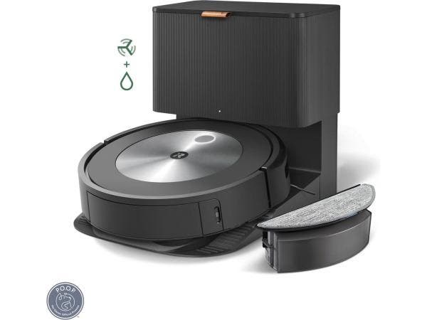 Veiling - iRobot Roomba Combo j5+ - Robotstofzuiger, Witgoed en Apparatuur, Stofzuigers, Gebruikt