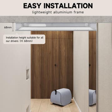 LED Paneel Opbouw Frame - Velvalux - 30x60 - Aluminium -, Huis en Inrichting, Lampen | Overige, Ophalen of Verzenden, Nieuw, Overige fittingen