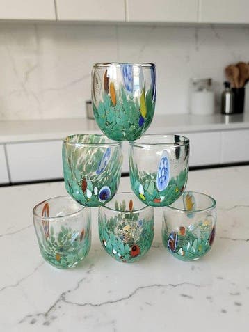 MurArt - MurArt - Drinkset (6) - Glas - Murrine Millefiori