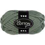 Textielgaren, L: 45 M, donkergroen, 100 gr/ 1 bol, Nieuw