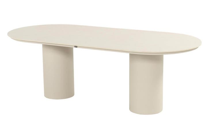 Hartman Valencia ovale dining tuintafel 280x100 cm. - Beige, Tuin en Terras, Tuintafels, Nieuw, Overige materialen, Rond, Verzenden