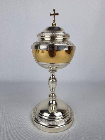 Pyxis - Metaal, Verzilverd, Verguld - Prachtig