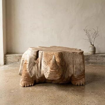 Salontafel Rhino Teak Unique | World of Brosi, Ophalen of Verzenden, Nieuw