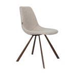 *WOONWINKEL* Dutchbone Franky Boucle Beige Boucle Eetkamerst, Verzenden, Nieuw