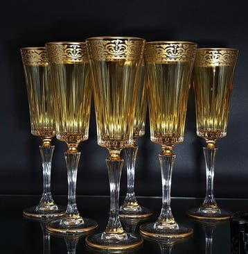 Artemisia - Champagne fluitje (6) - Kristal