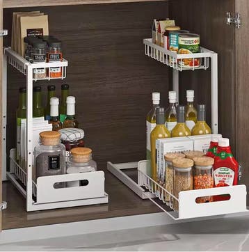 Uittrekbaar Opbergrek 2 Lagen – Organizer Keuken en Bad, Verzenden, Nieuw