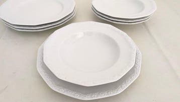 Rosenthal - Eetservies (8) - Porselein - Marie Weiss