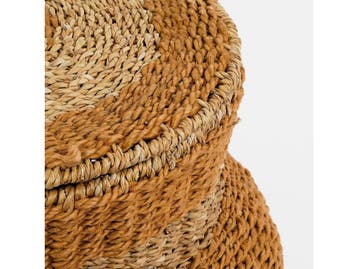 Mica Decorations Tacoma - Opbergmand - H48 x Ø55 cm - Jute -, Verzenden, Nieuw