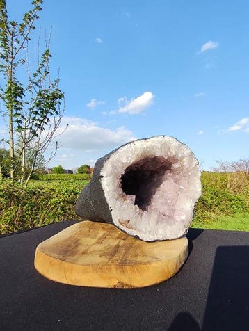 Grote amethist-tunnelgeode, uniek, een geologische pracht