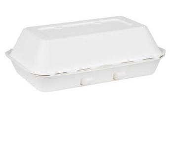 Bagasse Voedselcontainers 9X6 (200 stuks), Verzenden, Nieuw in verpakking