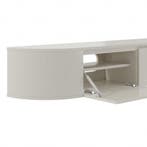 Aura Japandi Tv-meubel 280 x 35 x 33 cm - Beige, Ophalen of Verzenden, Nieuw