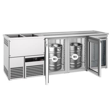 GGM Gastro | Bierkoeling PREMIUM - 2500x700mm - 3 glazen |, Verzenden, Nieuw in verpakking