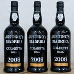 2008 Justinos Madeira, Colheita Boal - Madeira - 3 Flessen, Verzamelen, Wijnen, Nieuw