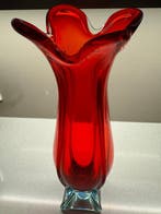 Murano - Vaas - Glas - Vintage “vleugel” vaas, Antiek en Kunst, Curiosa en Brocante