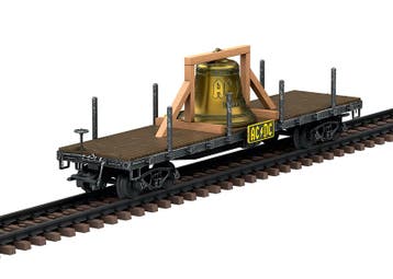 MARKLIN 46270 AC/DC PLATTE WAGEN HELLS BELLS H0, Nieuw
